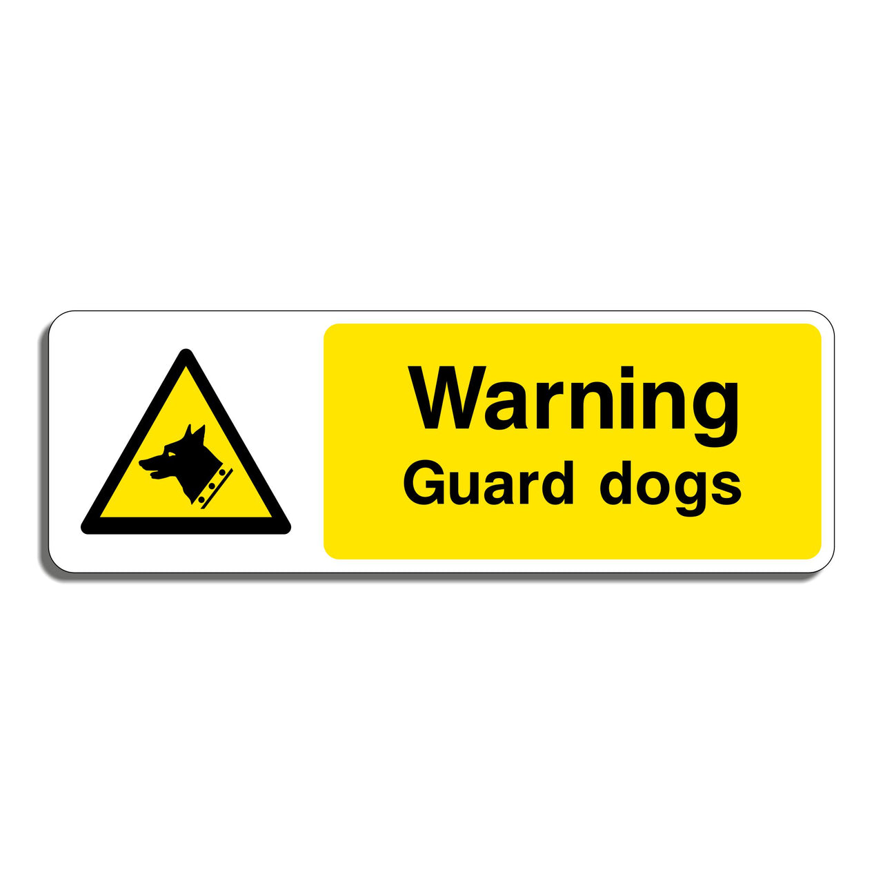 Warning Guard Dogs Sign