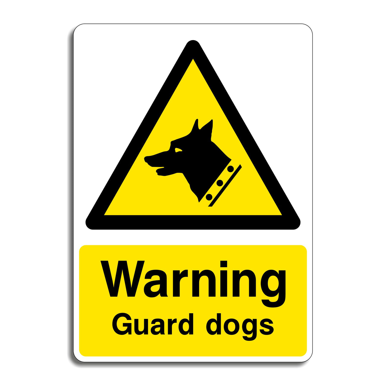 Warning Guard Dogs Sign