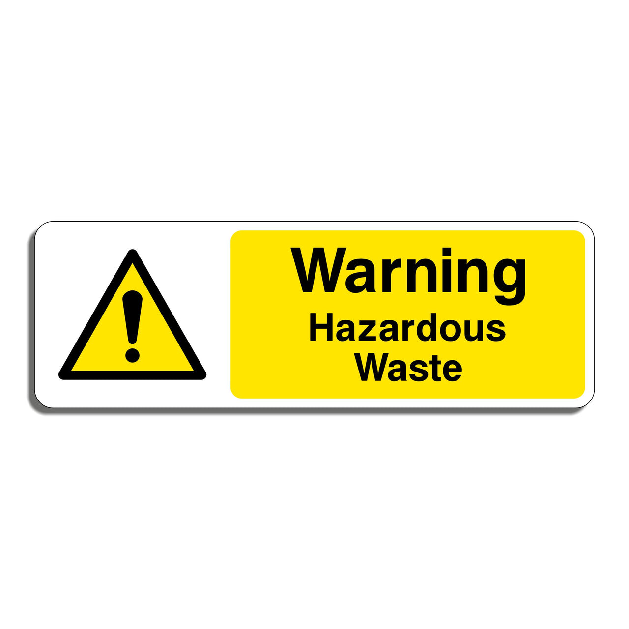 Warning Hazardous Waste Sign