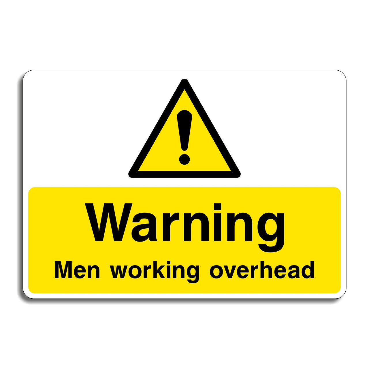 Warning Men Working Overhead Sign