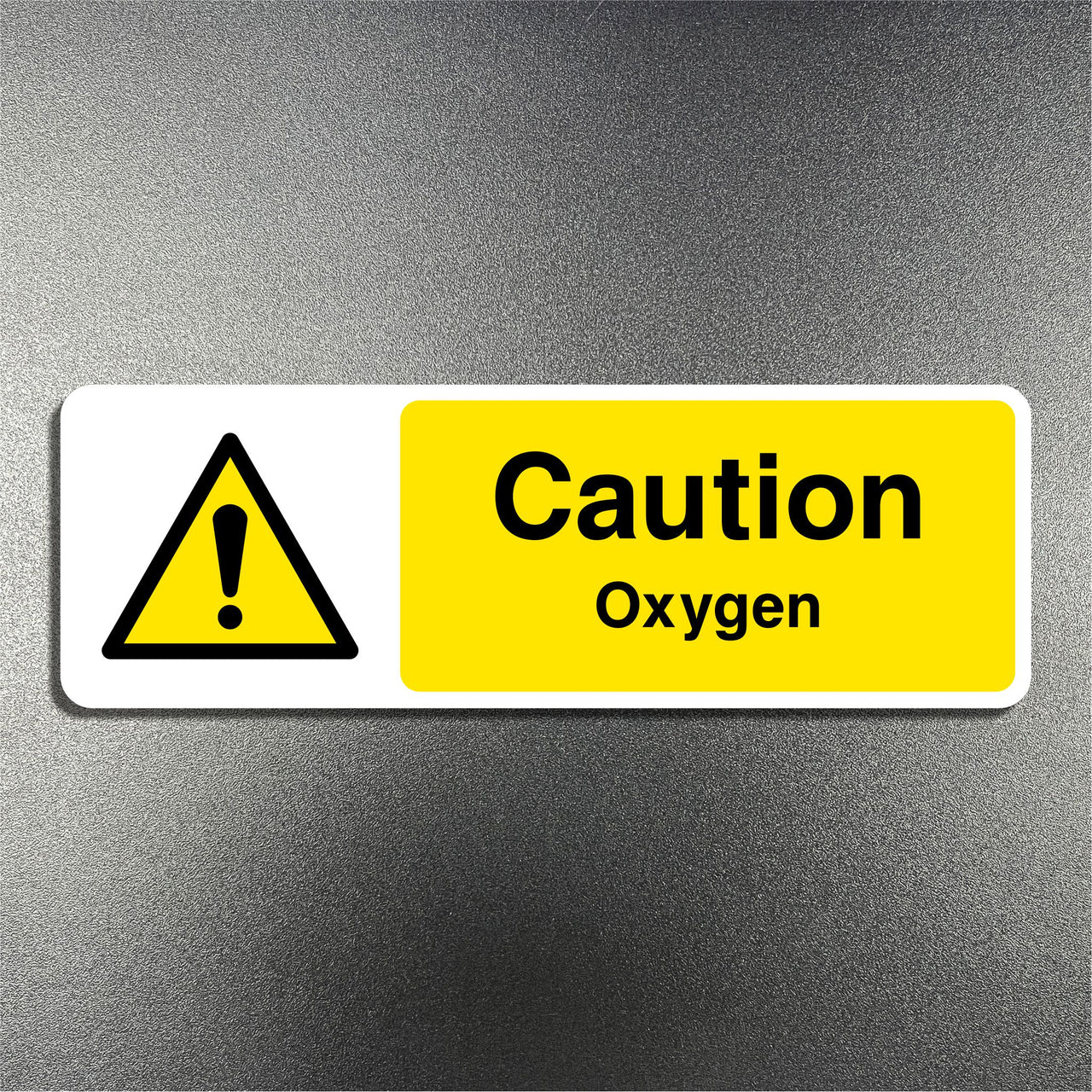 Caution Oxygen Sign