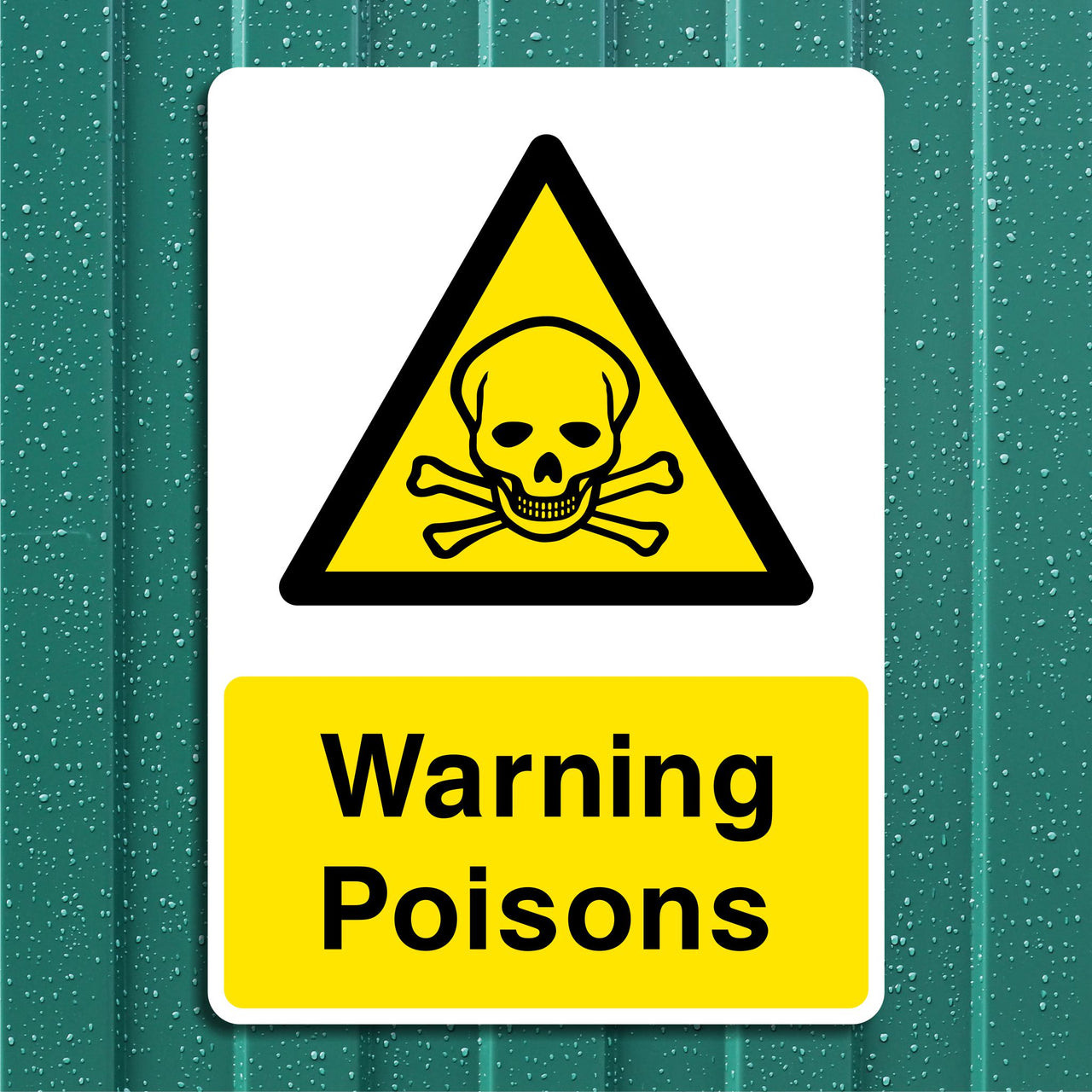 Warning Poisons Sign