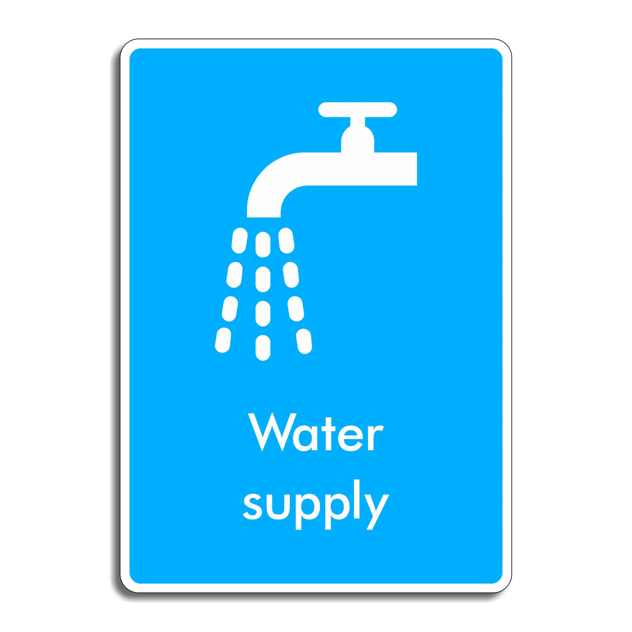 Water Supply Sign