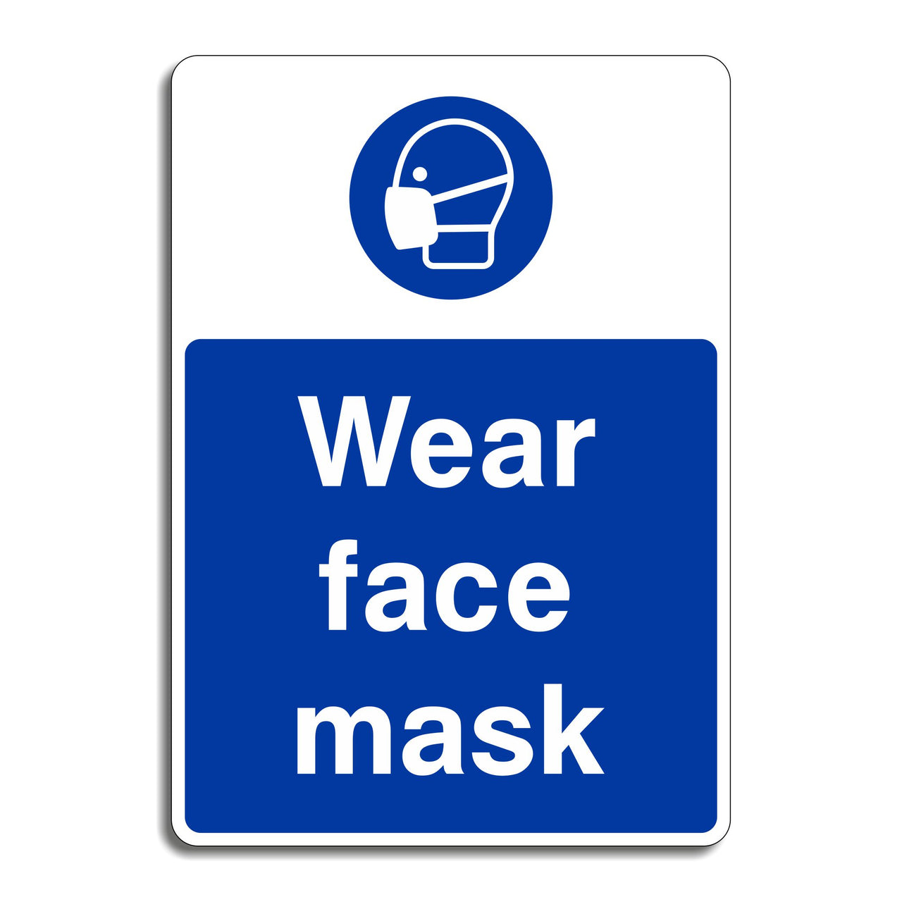 Face Mask Safety Sign