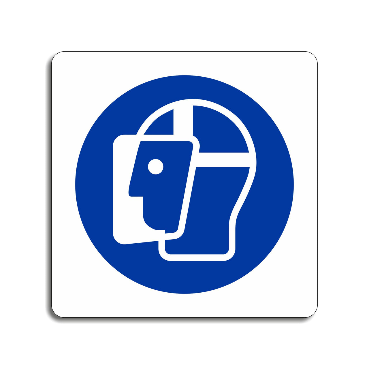 Wear Face Shield Sign