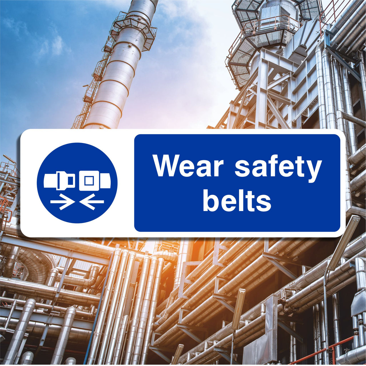 Wear Safety Belts Sign