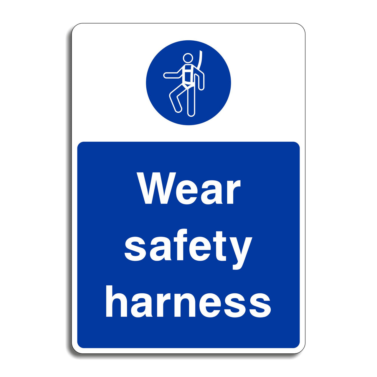 Wear Safety Harness Sign